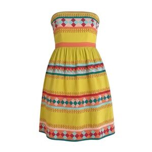 Anthropologie Leifsdottir Ribboned Quilotoa Dress